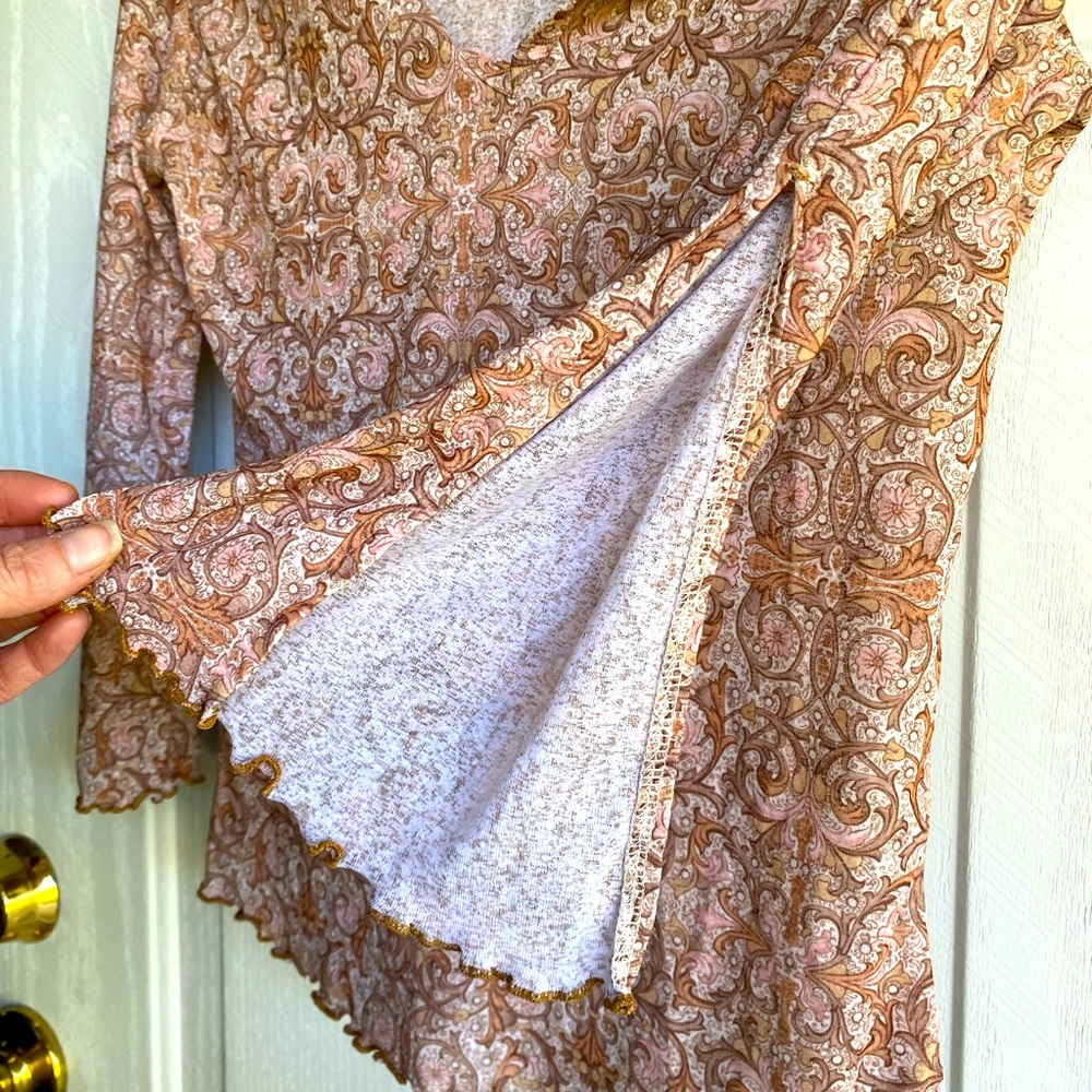 Vintage style western top small
